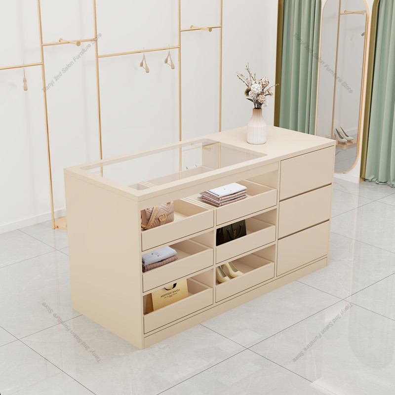 Office Furniture - Modern Creative Clothing Store Island Cabinet