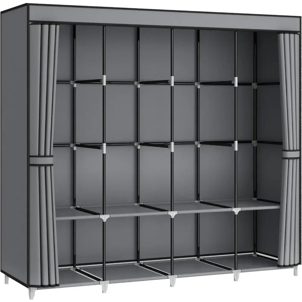 &67 Inch Portable Closet Wardr - đánh giá và giá Wardrobe Closet Portable Fabric Cover
