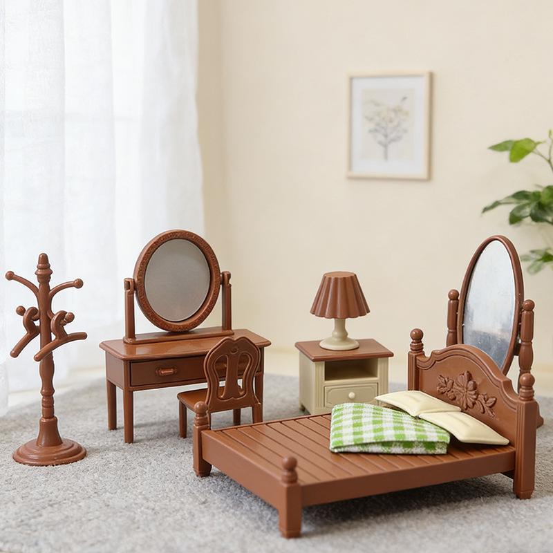 New Doll House Miniature Furni - đánh giá và giá Bedroom Furniture