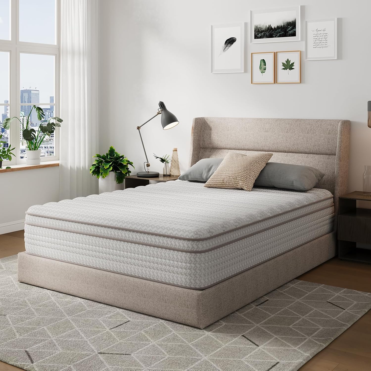 12 Inch Queen Size Mattress, H - đánh giá và giá Memory Foam Mattress In A Box Queen