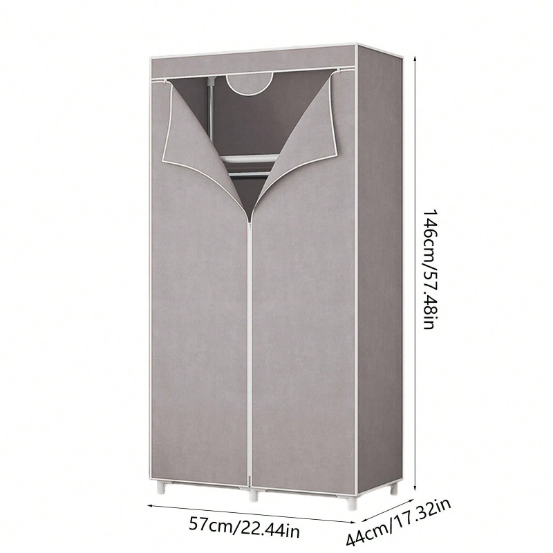 Red/Gray/Blue/Coffee Portable  - đánh giá và giá Wardrobe Closet Portable Fabric Cover