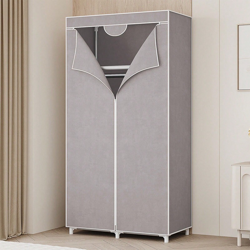 Red/Gray/Blue/Coffee Portable  - đánh giá và giá Wardrobe Closet Portable Fabric Cover