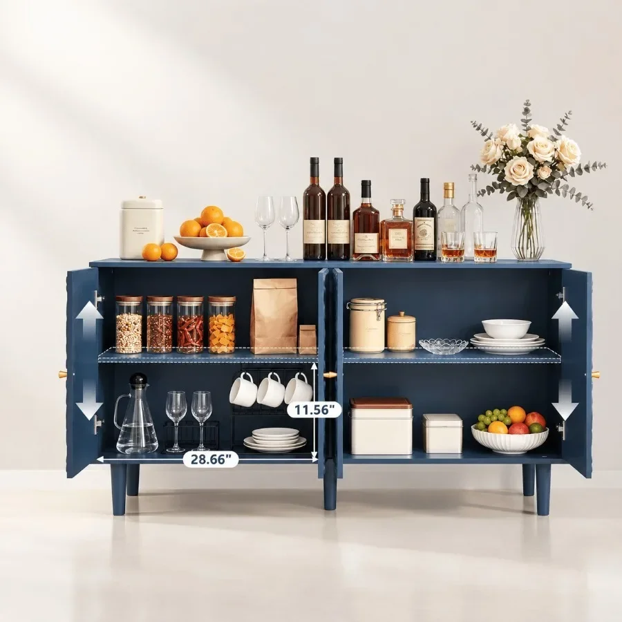 59 Buffet Cabinet with Storage - đánh giá và giá Storage